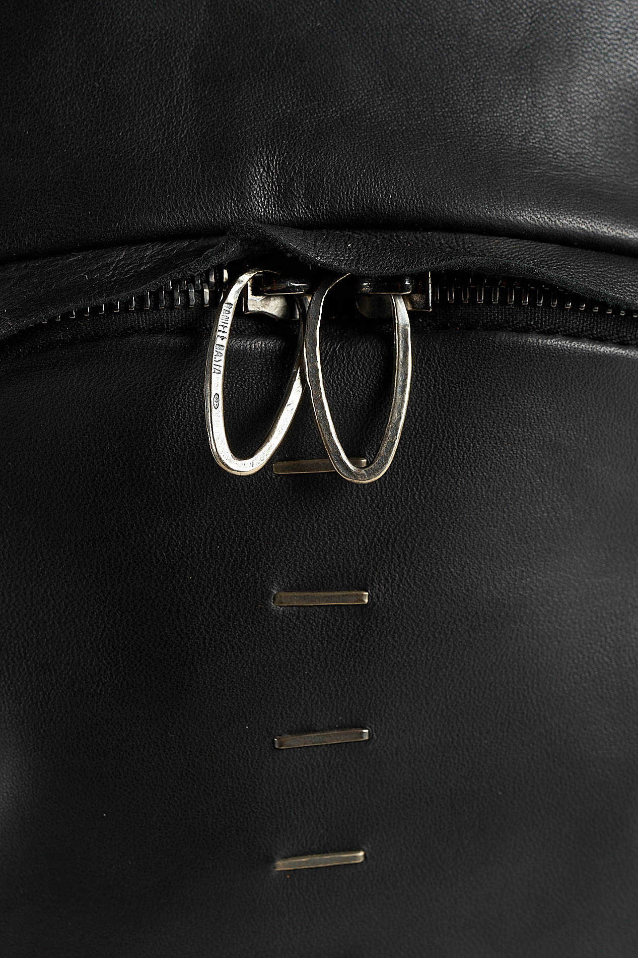 daniele basta leather and silver bags - DETAIL